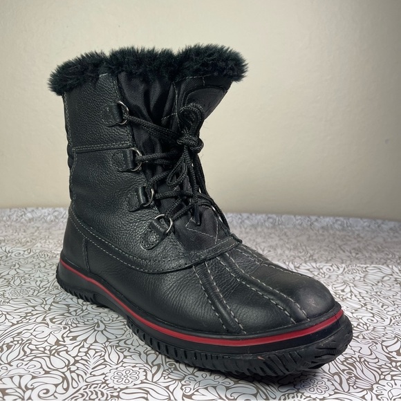 Pajar Canada Winter Leather and Nylon with fury lining boots - Picture 2 of 14